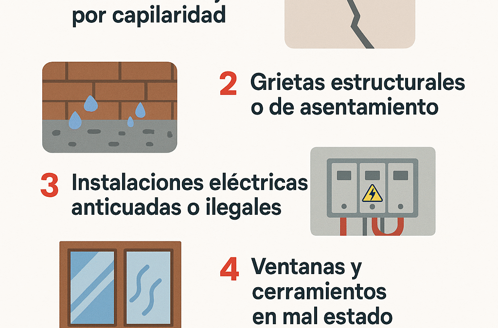 Top 5 defectos ocultos que detectamos en viviendas con nuestros informes técnicos
