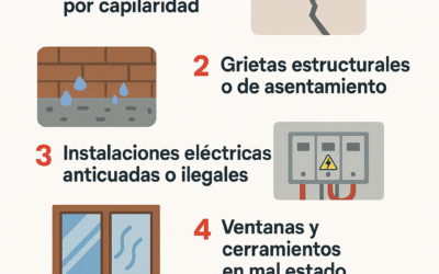 Top 5 defectos ocultos que detectamos en viviendas con nuestros informes técnicos